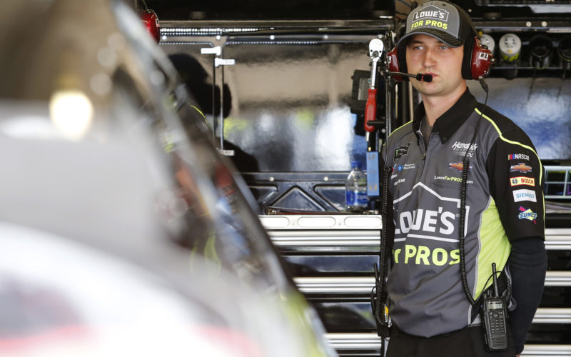 Chais Eliason Race Engineer Hendrick Motorsports